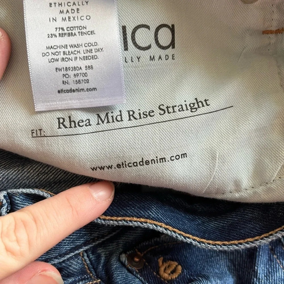 NWT REVOLVE Etica Rhea Mid Rise Straight size 29 - Picture 7 of 12